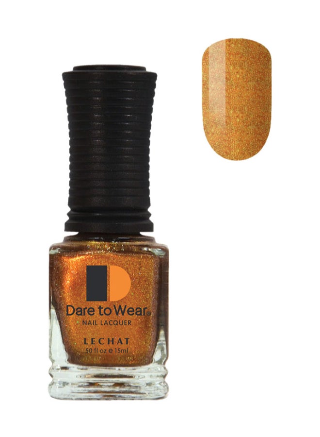 Lechat Nail Polish Super Shine Long Wear Lacquer Quick Drying Nail Color Resists Chips Fading Lasts Up To 3 Weeks Precise Application In One Stroke Nail Paint  Heart Of Gold Dw123