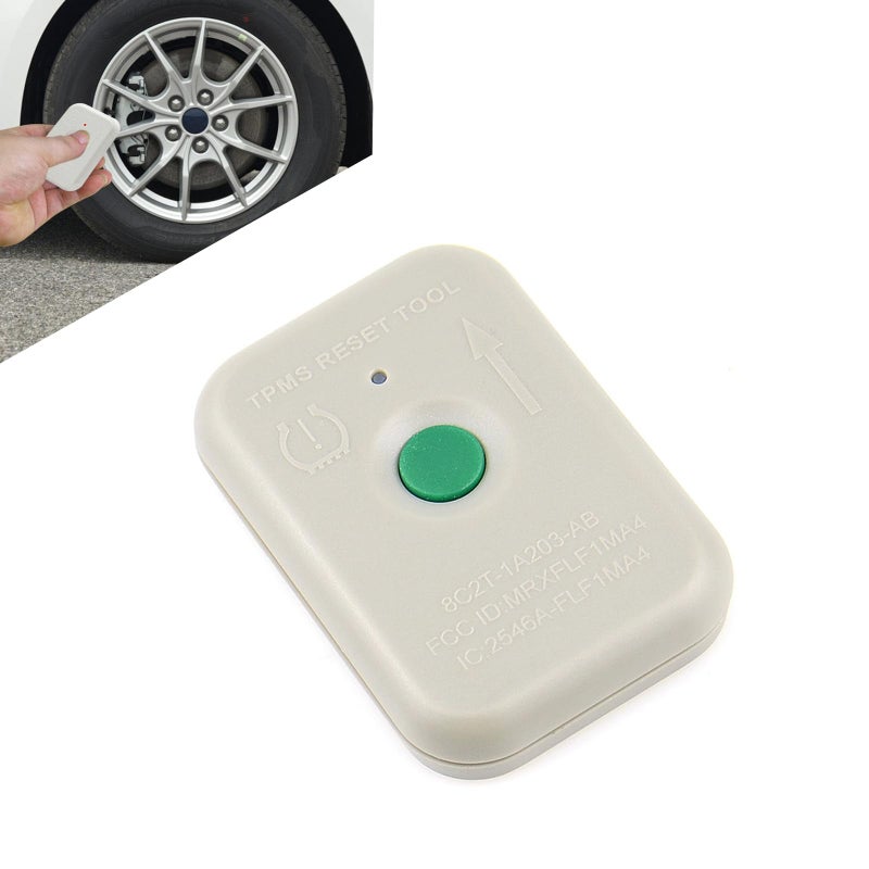 waswale TPMS Relearn Tool Automotive Tire Pressure Monitor Sensor Activation Reset Tool Pressure Monitor System Reset Tool Replacement TPMS19 Compatible with Ford Cars White - Image 3