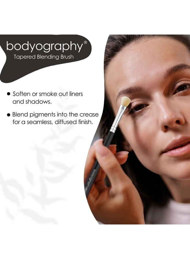 Bodyography Flat Shader Brush Multifunctional Eyeshadow Concealer Eye Primer Brushes Soft Fibers For Flawless Eye Shadow Crease Blending - Image 3