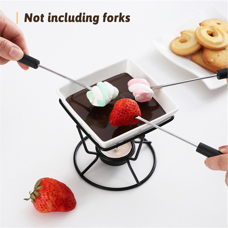 CLEABANKE 2 Pcs Butter Warmers for Seafood,Ceramic Butter Warmers for Chocolate or Cheese,Fondue Dishwasher Safe,Oven Safe,Microwave Safe - Image 5