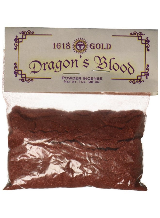 AzureGreen 1 X Dragons Blood Powder Incense 1618 Gold - Image 1