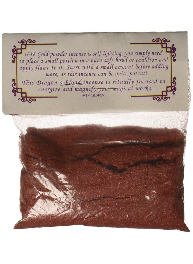 AzureGreen 1 X Dragons Blood Powder Incense 1618 Gold - Image 2
