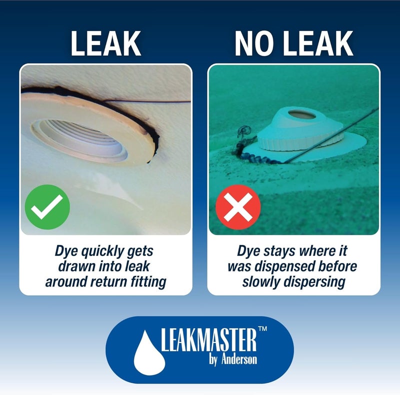 Leakmaster BLUEDYE8OZ Pool DYE Leak Detection, Blue - Image 4