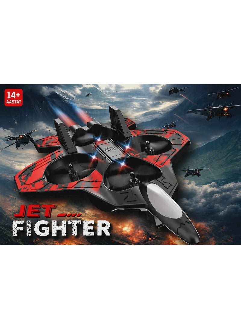 RC Drone Quadcopter Toy, Jet Fighter Design, L0712 Model, for Kids and Beginners - Image 2