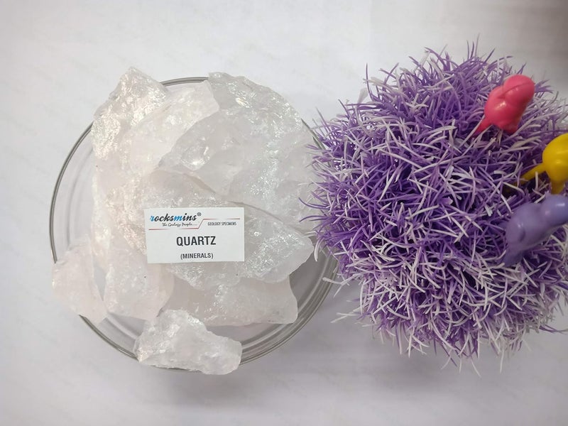 Rocksmins حجر الكريستال الخام 50 جرام أجات أمازونيت أميثيست كالسيت تشالcedony فلوريت مريم غارنيت جاسبر كيانيت لابرادوريت أونيكس بايريت كوارتز كريستال وردي أحمر حليبي مدخن سيلينيت عين النمر وتورمالين - Image 4