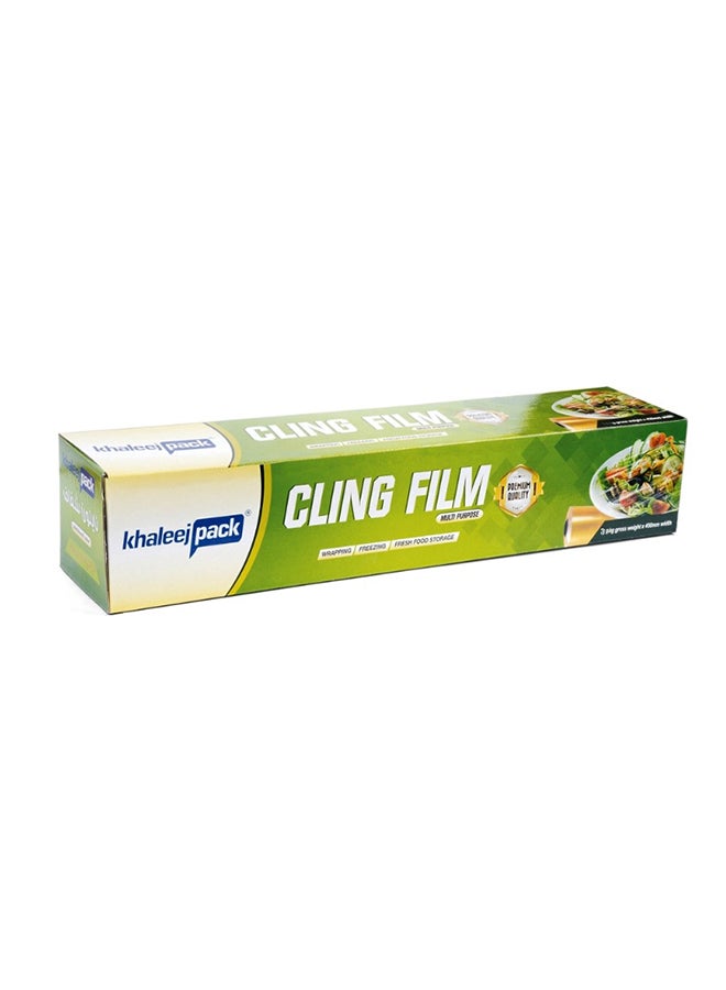Khaleej Pack Cling Film 3 kg  45cm width Bulky Roll For Food Wrap & Storage. - Image 3
