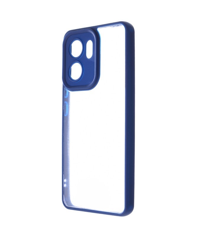 C.F.S Transparent harde Shockproof Back Cover Case for Oppo Reno 13F | Slim Fit, Anti-Scratch, Navy Color - Image 1