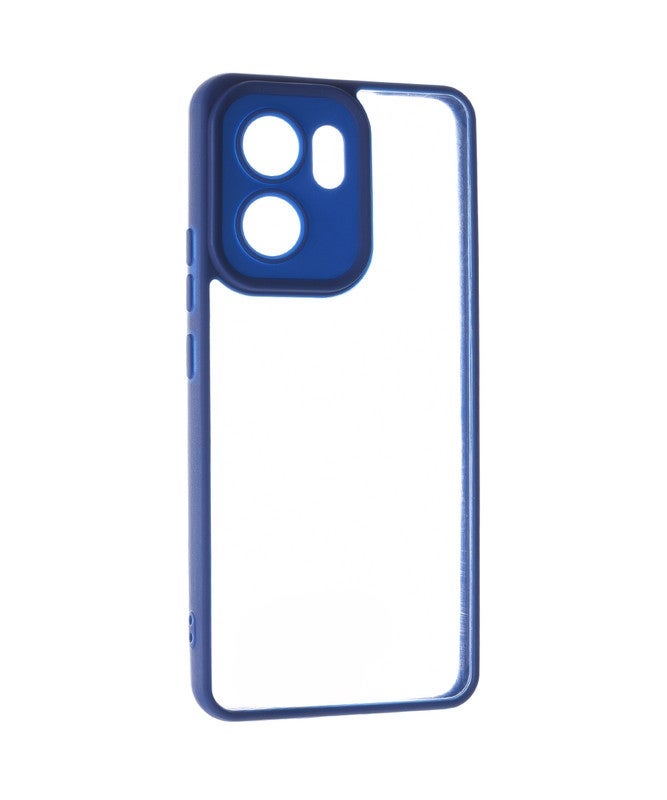 C.F.S Transparent harde Shockproof Back Cover Case for Oppo Reno 13F | Slim Fit, Anti-Scratch, Navy Color - Image 2