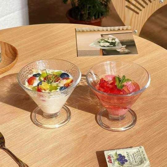 WRINGO 300 ML Ice Cream Glasses Cups Dishes for Desserts, Milkshake,Fruit and Pudding Glass Serving Bowls, Perfect for Home, Restaurants and Parties Dishwasher Safe (Set of 6) (WR-06) - Image 3