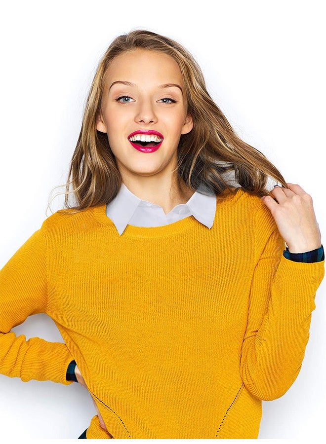 Peachjoy 2 Pcs Fake Collar Lady's Fake Collar Half Shirt Blouse Detachable False Collar Joker Shirt Decorative Collar Dickey Collar Cuff Cotton Choker Tie False Lapel Point - Image 5