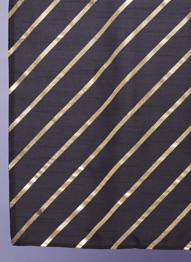 AKS Beige and Gold-Toned Printed Lehenga for Girls - Image 4