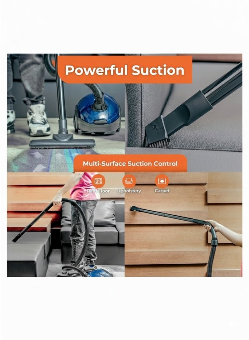Powerful Vacuum Cleaner with Robust Suction  Multi-Surface Cleaning for Home Carpets & Hard Floors  Lightweight & User-Friendly Design - Image 2