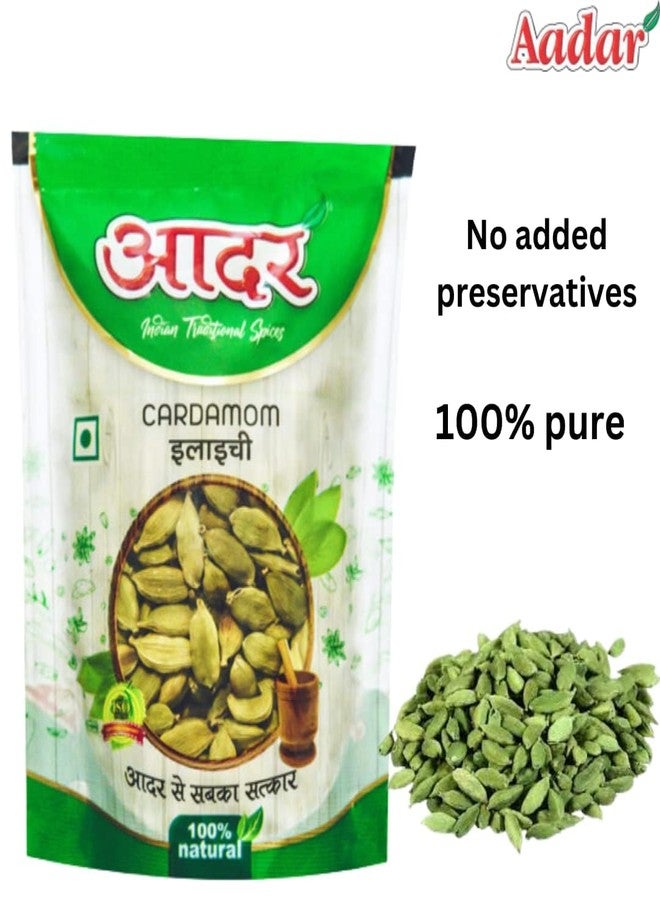 Aadar Spices Whole Green Cardamom, Sabut Elaichi 100g - Delicious and Aromatic, No Added Preservatives - Image 3