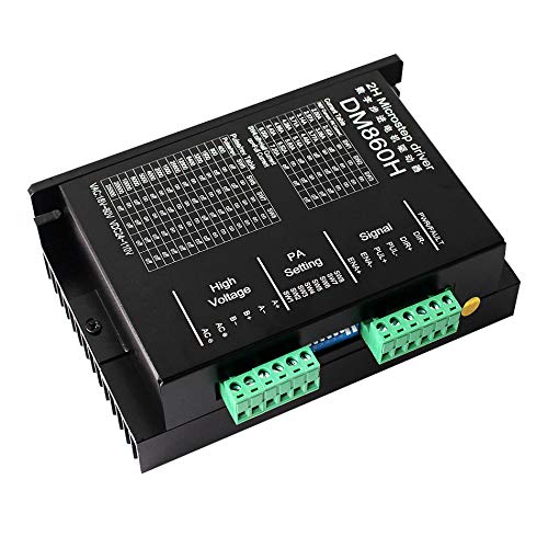 POLISI3D CNC DSP Digital Microstep Driver DM860H Stepper Motor Controller 2-Phase Digital Stepper Motor Driver for Nema 23 Nema 34 Series Stepper Motor, Replace DMA860H - Image 5