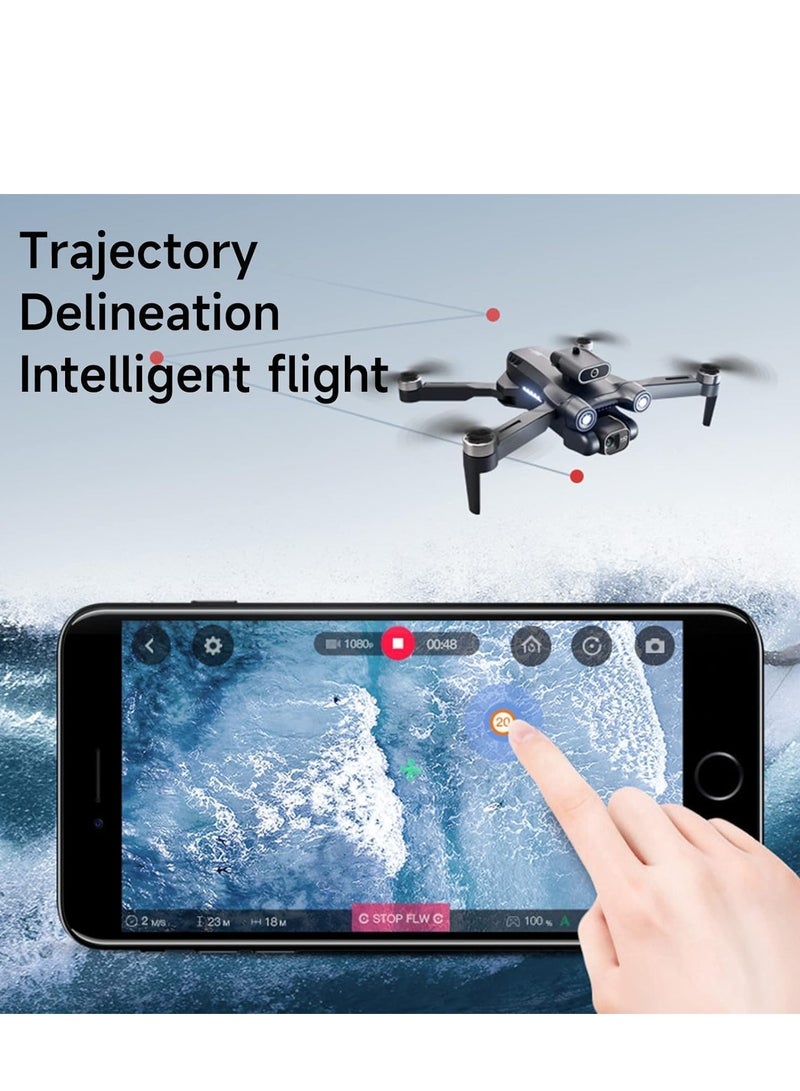 JAJEEK P12 Pro Drone with Dual Camera & FPV Live Streaming – 4K & 1080P HD, 120° Wide-Angle Lens, Gesture & Voice Control, One-Key Takeoff, Foldable & Lightweight, Long Battery Life, Perfect for Beginners - Image 4