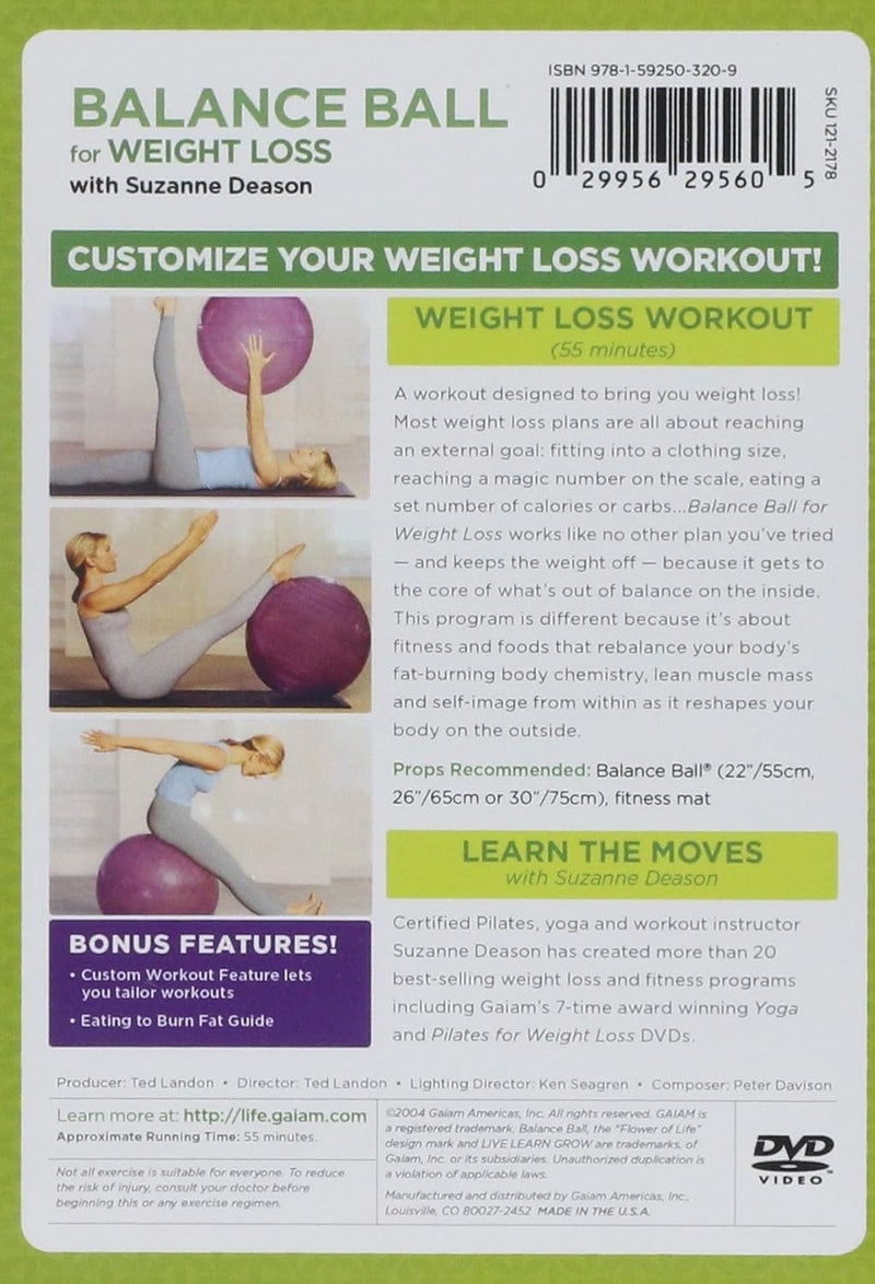 Gaiam Gaiam  Fitness Balance Ball For Weight Loss - Image 2