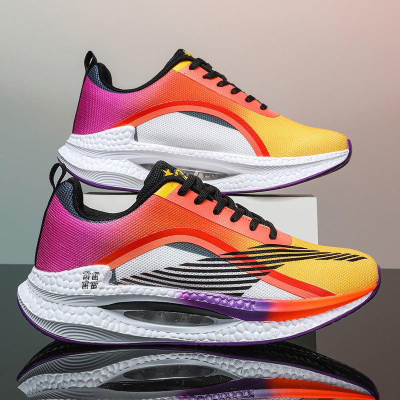 High quality cold sticky shadow lovers sports shoes shock absorption running air cushion popcorn sports running shoes - Image 3