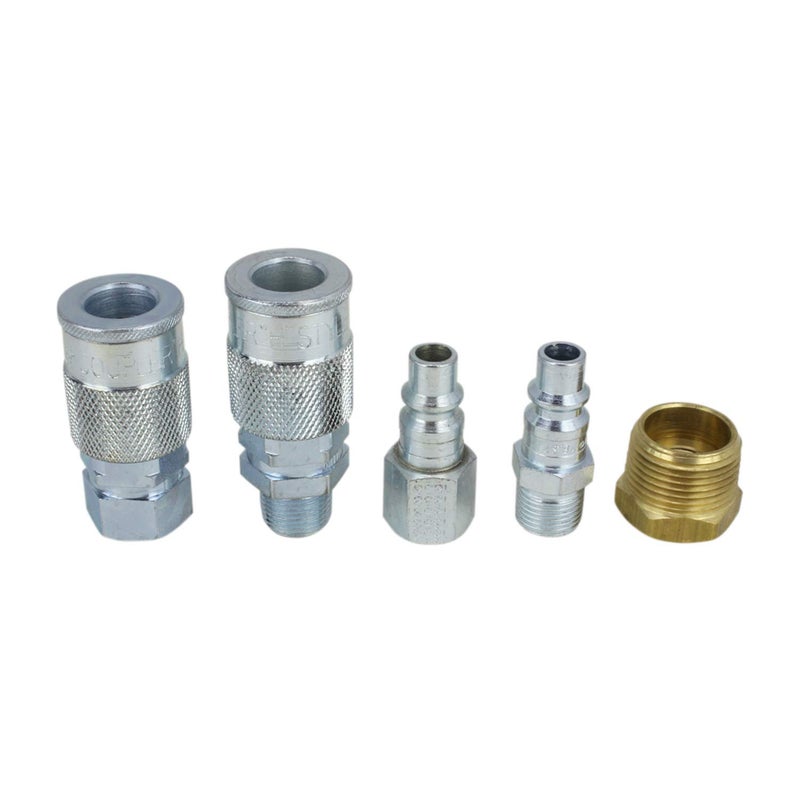 Milton S223 H Style Coupler and Plug Reducer Kit 5 Piece