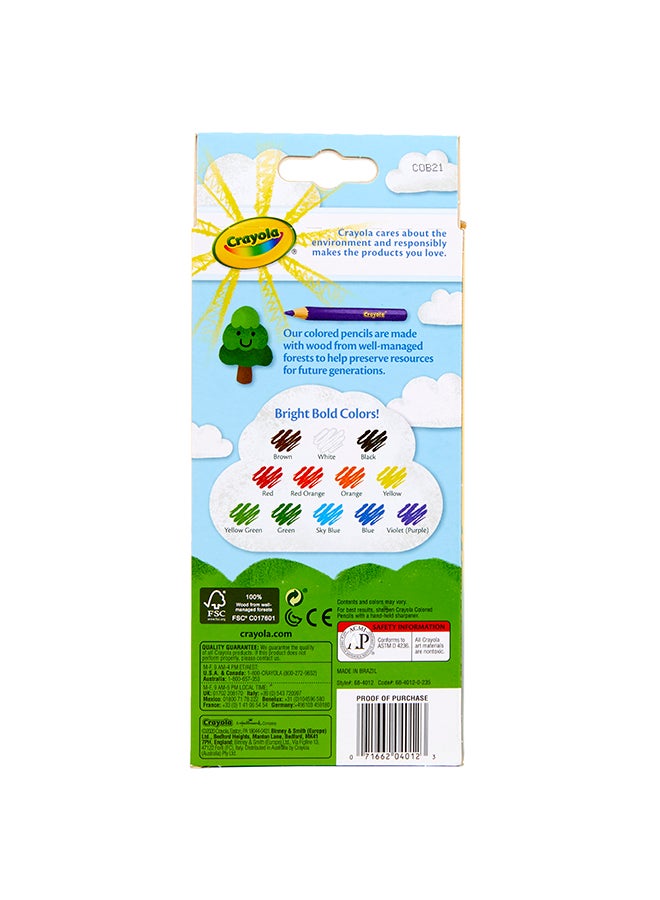 Crayola 12 قلم رصاص ملون - Image 1