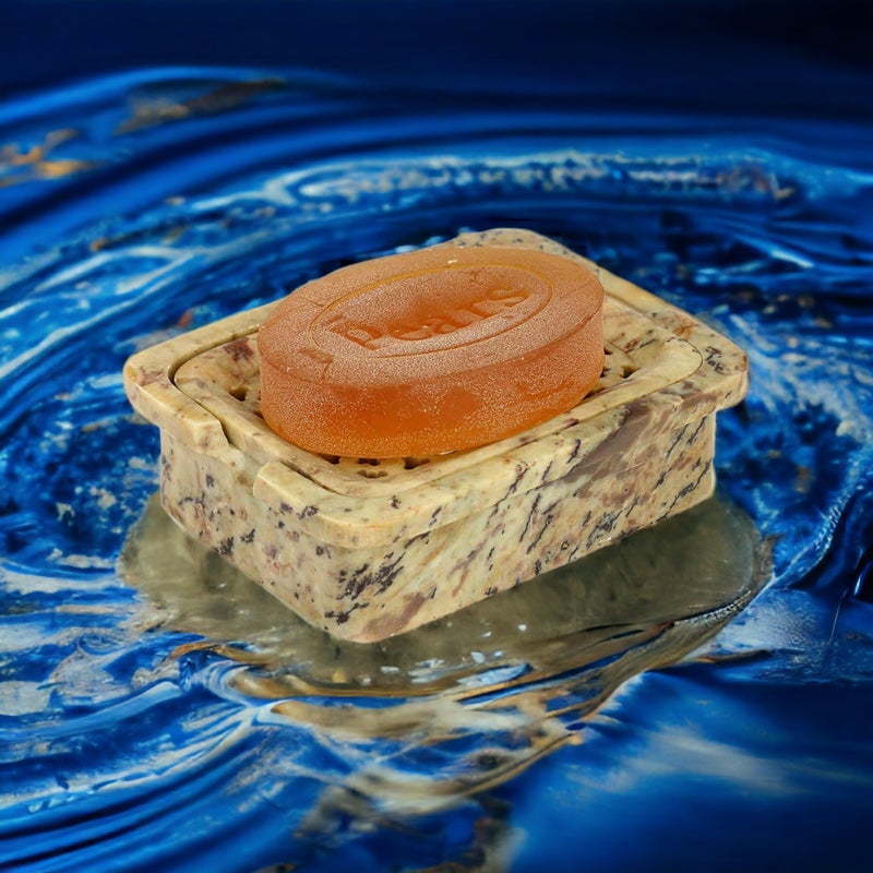 Pooja Creation Natural Marble Soapstone Soap Dish Bath Accessories in Standard Size - Image 4
