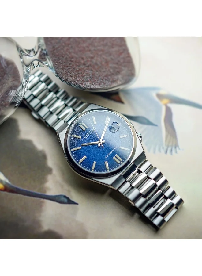 CITIZEN Citizen Tsuyosa Mechanical Sapphire Glass Kami Blue Watch NJ0151-88L