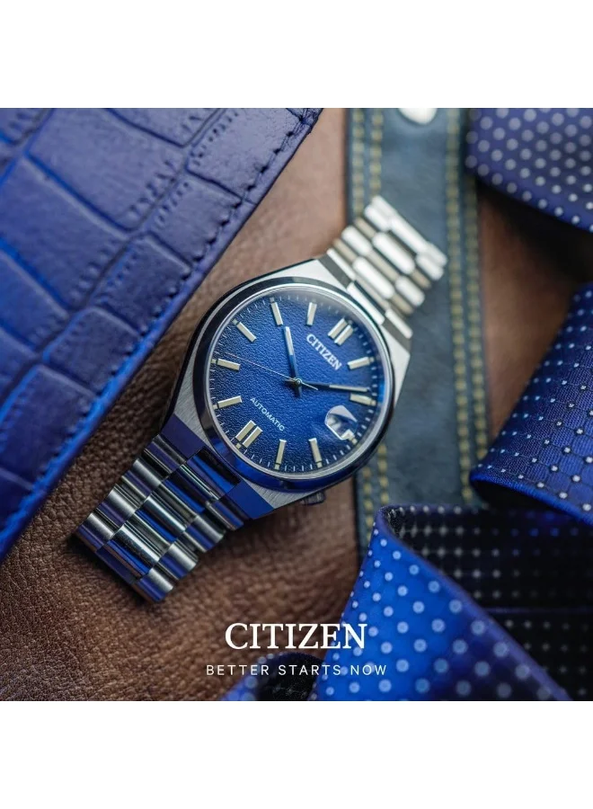 CITIZEN  Citizen Tsuyosa Mechanical Sapphire Glass Kami Blue Watch NJ0151-88L  | Best Price UAE