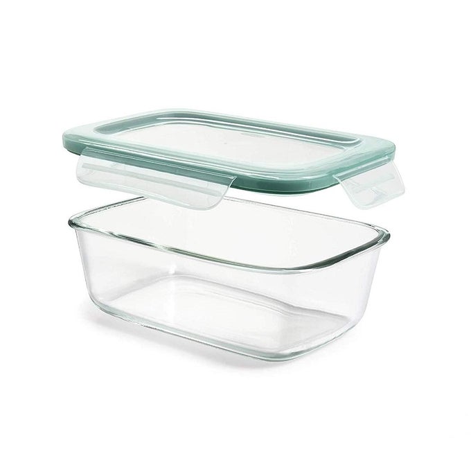 RECTANGULAR GLASS STORAGE BOWL SET BOROSILICATE MEAL PREP AIRTIGHT STORAGESERVING FOOD CONTAINERS LIDS LUNCH TIFFIN BOX RECTANGLE CONTAINER BPA FREE LEAKPROOF SEAL SNAP LOCK 1000ML