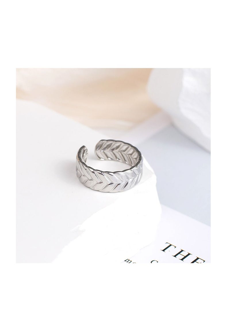 Stainless steel ring and ring