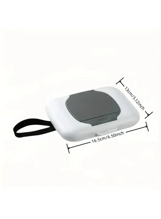 Pink Portable Wet Wipes Box Leak Proof Travel Case For Camping Gym - Image 4