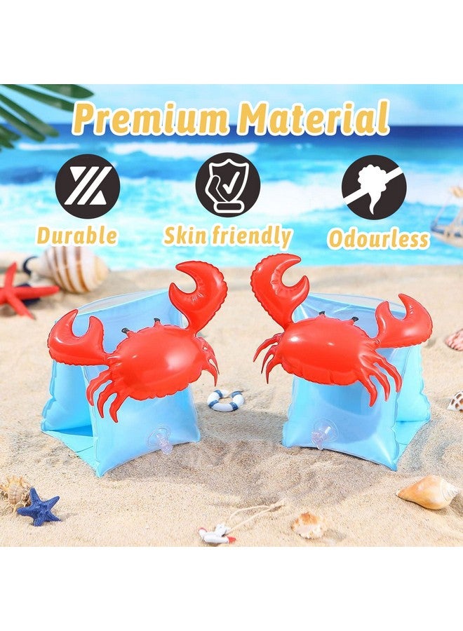 CCINEE Inflatable Arm Bands Crabby Swimming Arm Floats Sleeves Water Wings For Kids Swimming Learners - Image 5