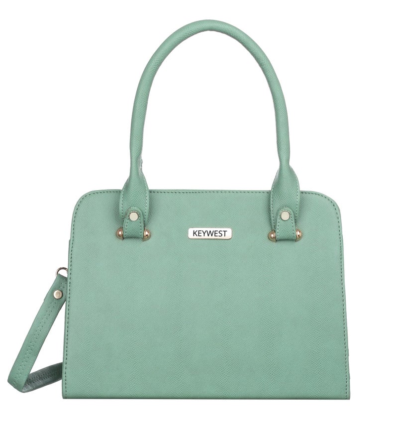 Keywest Women's Beach Satchel Tote Handbag for Women | Ladies purse | Stylish Shoulder Bag | Gift For Woman | Light Grey - Image 2