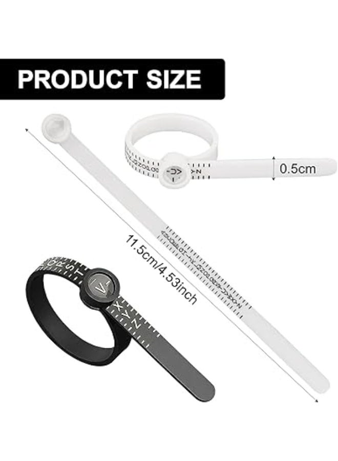 SUNSAR 4 Pcs Ring Sizers, Ring Measurement Tool Sizes, Ring Sizes Measurement Tool with Magnifying Glass (A-Z Sizes), Ring Sizer for Women and Men, Ring Sozer, Ring Measurer - Image 2