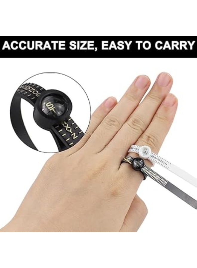 SUNSAR 4 Pcs Ring Sizers, Ring Measurement Tool Sizes, Ring Sizes Measurement Tool with Magnifying Glass (A-Z Sizes), Ring Sizer for Women and Men, Ring Sozer, Ring Measurer - Image 4
