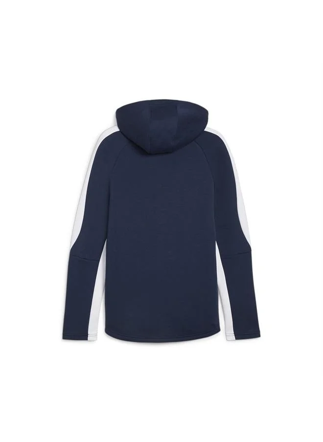Puma Club Navy EVOSTRIPE Men's Full-Zip Hoodie for Men | Best Price UAE