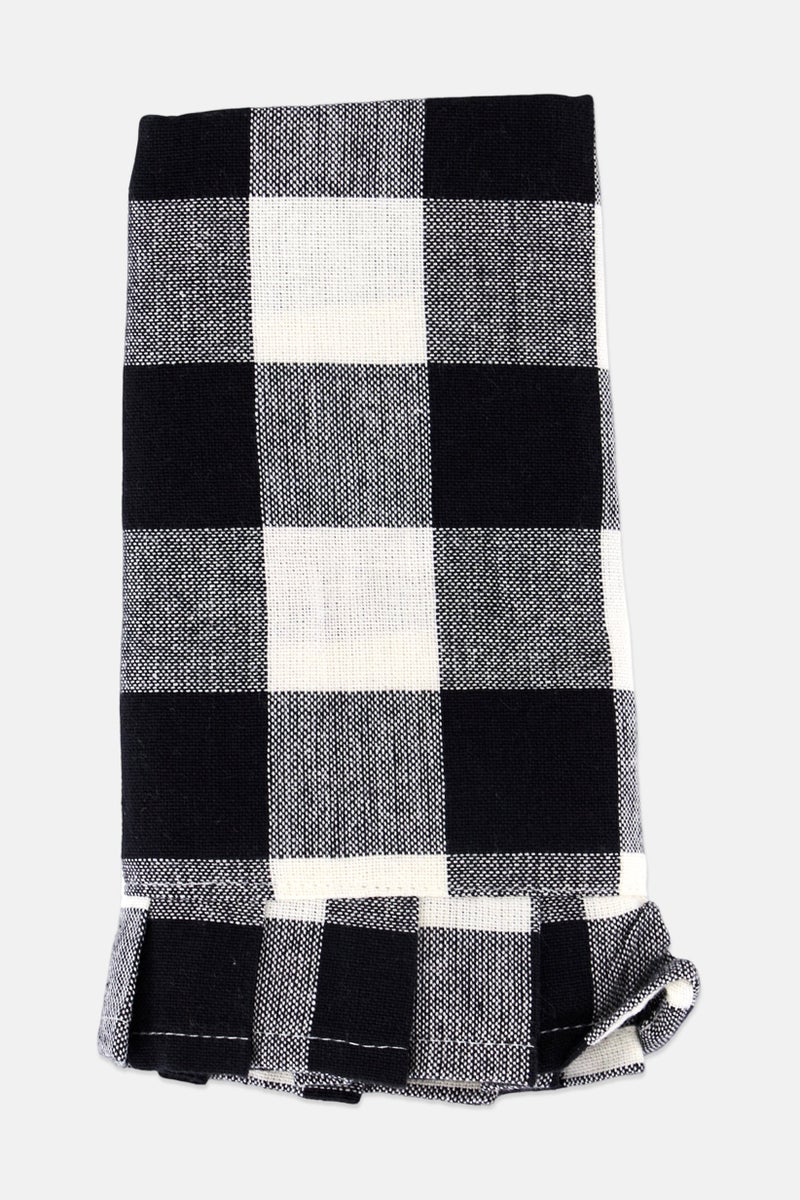 Shiraleah 1 Piece Gina Tea Towel 20 x 28 cm, Black - Image 2