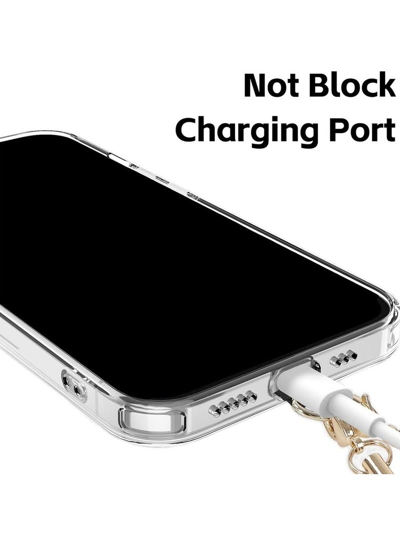 Phone Wrist Strap 2 Pcs Cell Phone Lanyard With 4 Pcs Phone Tether Tabs Bracelet Handmade Smartphone Wristlet Universal Strap For Women Men - Image 3