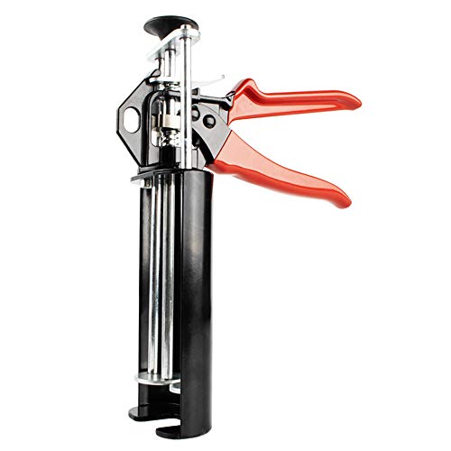 CJGQ Dual Epoxy Gun for 200 mL/6.75 fl oz (2:1 Mix Ratio) Double Cartridge Panel Bond 08115-08116 （Scarlet & Black） - Image 5