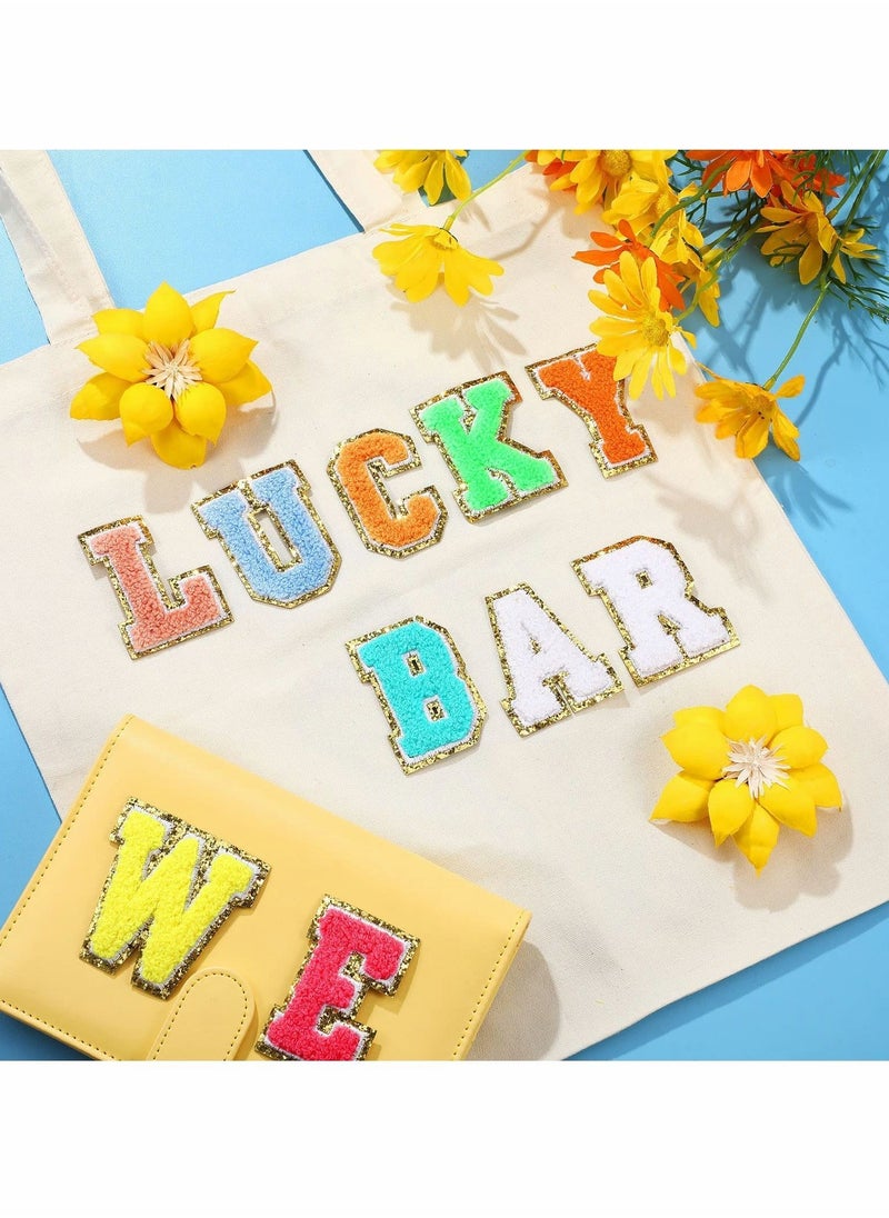 Y&D - Patches for Clothing, Letter Patches, 26 Pcs Chenille Iron on A-Z Alphabet DIY Supplies - Image 1