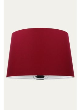 Moda35. Claret Red Conical Headboard Floor Lamp Hat Fabric Diameter 35 cm LB840 