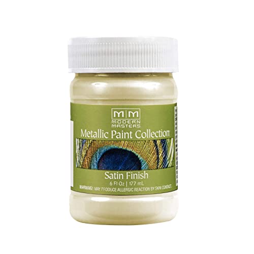 Modern Masters 6 oz Modern Masters ME164 Flash Gold Metallic Paint Collection, Satin Water-Based Decorative Metallic Paint - Image 5