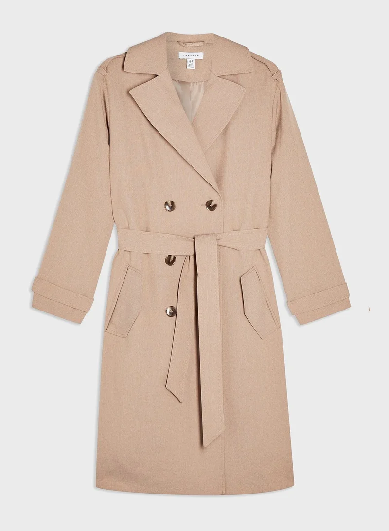 TOPSHOP Double Breasted Coat