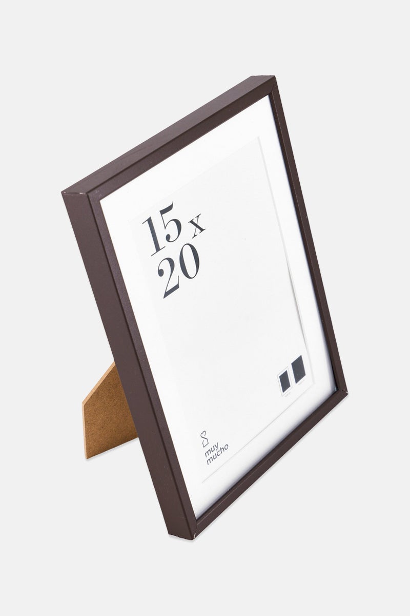 Muy Mucho Metal Photo Frame 15 x 20 cm, Brown - Image 3
