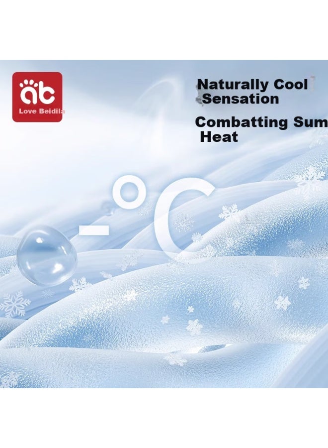 Aibedila Baby Sun Protection Clothing, Summer Lightweight, Infant Ice Silk Cool-feeling Sun Protection Garment, Boys And Girls Children's Air Conditioning Cape - Image 5