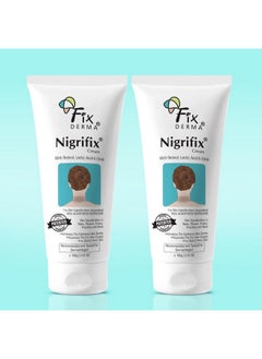 Fixderma Nigrifix Cream for Acanthosis Nigricans with Lactic Acid For Body Parts like Neck, Ankles, Knuckles, Armpits, Thighs & Elbows | Exfoliant 100 g (Pack of 2) - pzsku/Z26E44DD7A9A4D3FA5052Z/45/_/1738306343/f3afbea7-9bbf-4b94-aded-931706356974