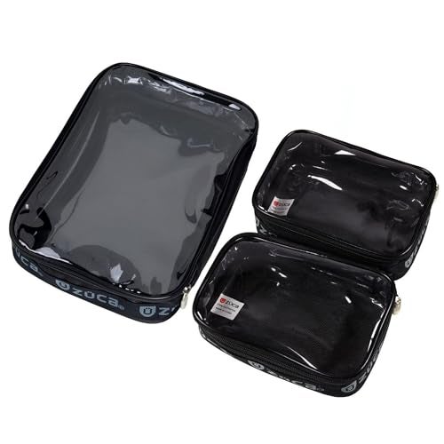ZUCA Utility Pouch Combo Set - 1 Large & 2 Mini Utility Makeup Pouch - Durable, Spacious Cosmetic Storage Solution for Travel & Professional Use - Image 1