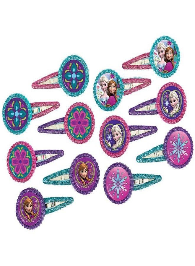 Amscan Hair Clip Favors 12 Pieces | Disney© Frozen Collection | Party Accessory
