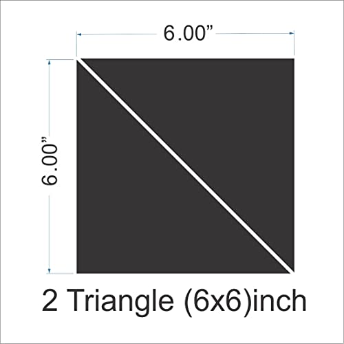 WallDaddy Present Big Size Mirror Finish Acrylic Sticker (Made by Plastic) Pack of 18 Triangle for Decoration Purpose for Bedroom, Drawing Room, Kids Room, Walls, Door -Self-Adhesive - Image 2