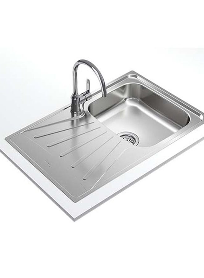 TEKA Starbright 45 E-Xn 1B 1D Inset Reversible 1 Bowl Sink With Matt Finish Stainless Steel 860x500mmmm - Image 1