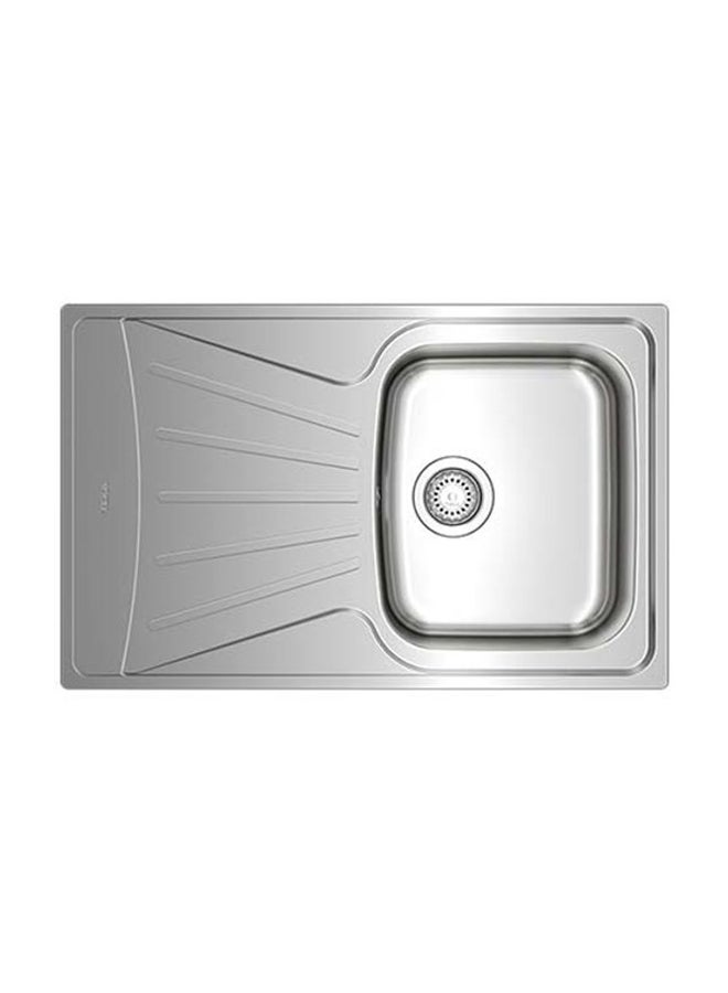 TEKA Starbright 45 E-Xn 1B 1D Inset Reversible 1 Bowl Sink With Matt Finish Stainless Steel 860x500mmmm - Image 2