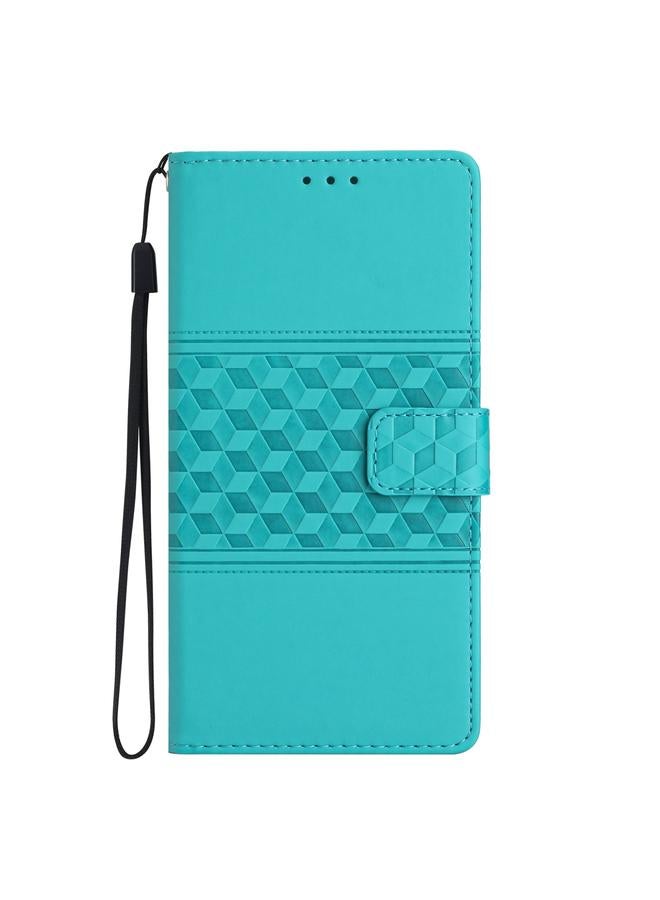 اس-توب جراب لهاتف Huawei Y5p، جراب هاتف من الجلد المنقوش بالألماس مع حبل تعليق - Image 2